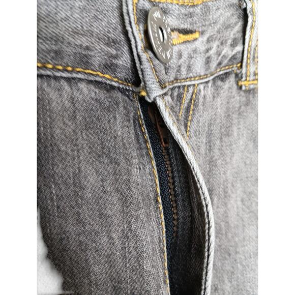 New POL Bleached Black Denim Jogger Pants M | High Waist Ombre Fade SZ M - Picture 8 of 16